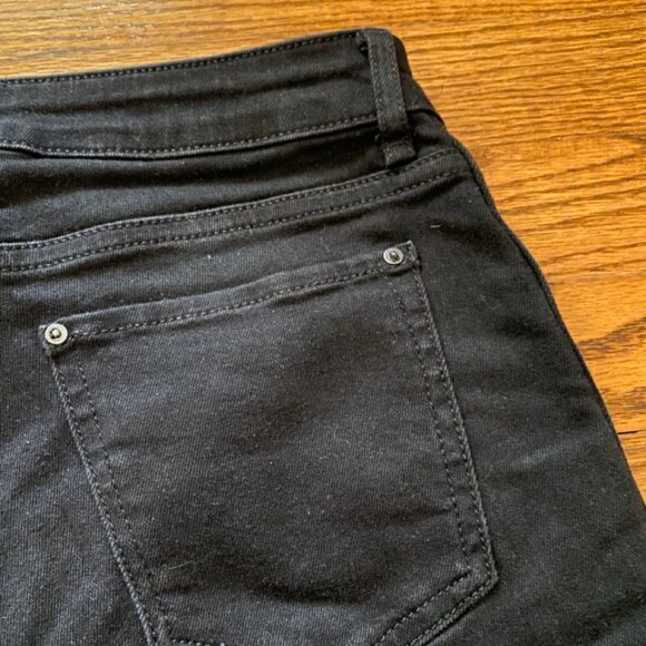 Zara medium rise black skinny jeans with side laces US8 EU40 - Picture 4 of 5